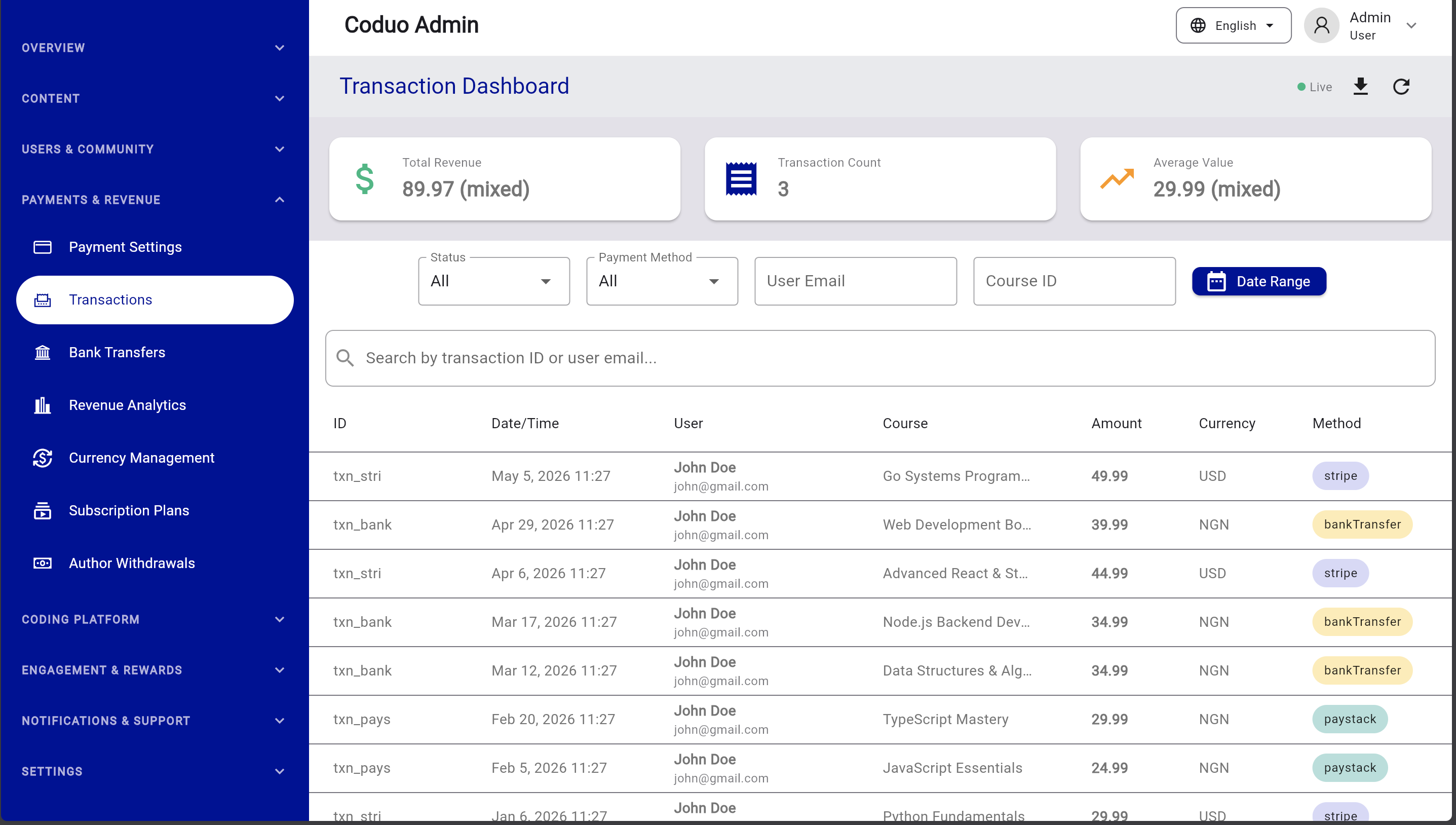 Coduo | Coding Education Flutter App with Admin Panel