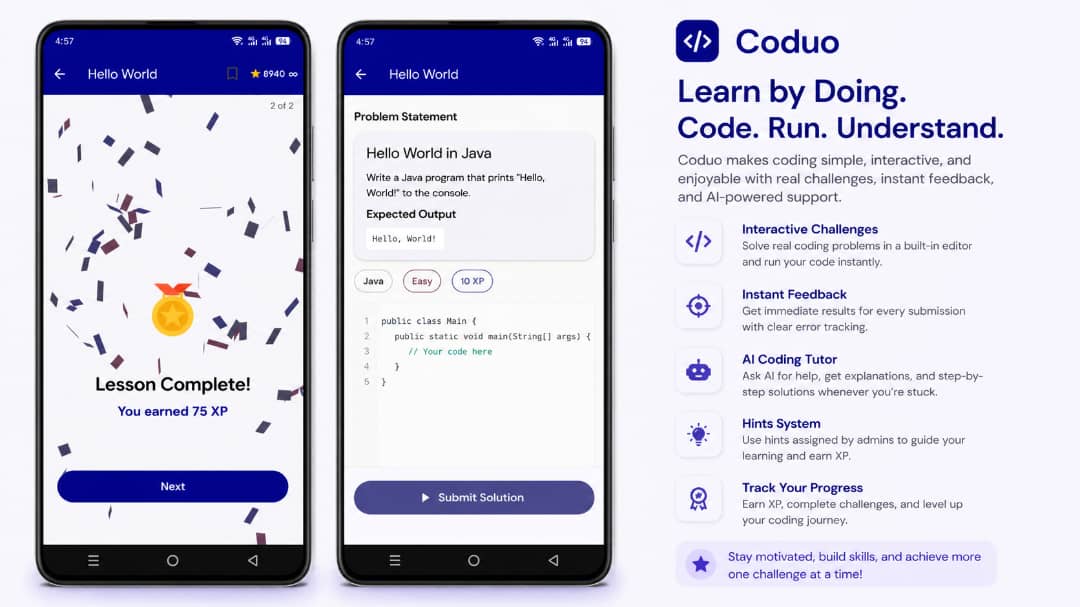 Coduo | Coding Education Flutter App with Admin Panel
