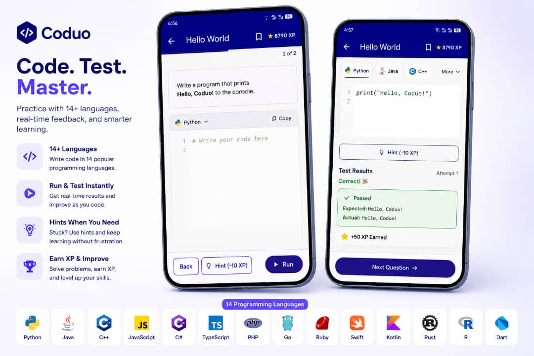 Coduo | Coding Education Flutter App with Admin Panel